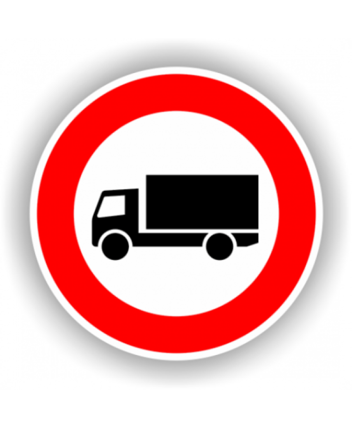 Indicatoare Accesul Interzis Vehiculelor Destinate Transportului De Marfuri 